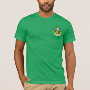 Frohes St. Patricks Day Bier Irisch Katze Lustig T-Shirt