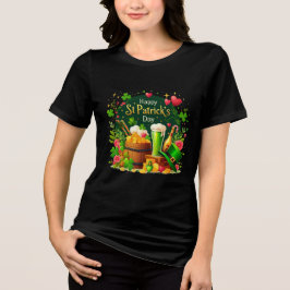 Frohes St. Patrick's Day Festliches Jubiläum Tri-Blend Shirt