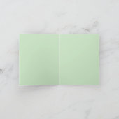Frohes St. Patrick's Day Gnomengrün Gold Karte (Innenseite)
