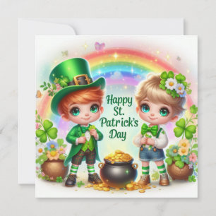Frohes St. Patrick's Day Grußkarte Feiertagskarte