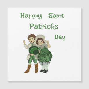 Frohes St. Patrick's Day Grußkarte Magnetkarte