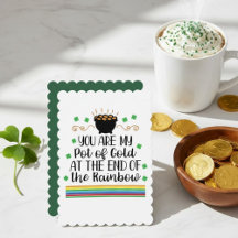 Frohes St. Patrick's Day Irisches Grußkarten
