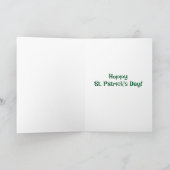 Frohes St. Patrick's Day! Karte (Innenseite)