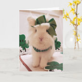 Frohes St. Patrick's Day! Karte (Gelbe Blume)