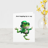 Frohes St. Patrick's Day Karte (Gelbe Blume)