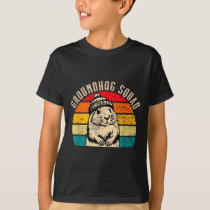 Frohes Tag des Murmeltieres 2025 Murmeltier-Truppe T-Shirt