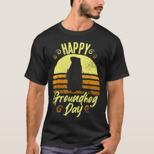 Frohes Tag des Murmeltieres Lustiges Murmeltier  T-Shirt