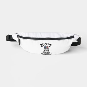 Frohes Tag des Murmeltiers Vintage Gravur Shirt De Bauchtasche