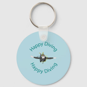 Frohes Tauchen Schlüsselanhänger