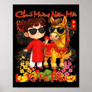 Frohes Tet Chuc Mung Nam Moi 2026 Li Xi Mich Bitte Poster
