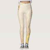 Frohes Thanksgiving 13A Image Options Leggings (Vorderseite)
