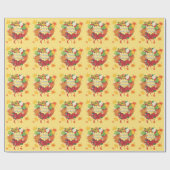 Frohes Thanksgiving 6A Wrapping Paper Geschenkpapier (Flach)