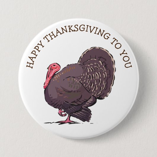 FROHES THANKSGIVING AN SIE BUTTON (Vorderseite)