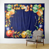 Frohes Thanksgiving Foto Backdrop Ernte Wandteppich (Beispiel (Horizontal))