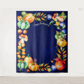 Frohes Thanksgiving Foto Backdrop Ernte Wandteppich (Vorderseite)