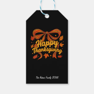 Frohes Thanksgiving-Geschenk  Geschenkanhänger