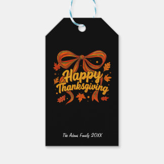 Frohes Thanksgiving-Geschenk Geschenkanhänger