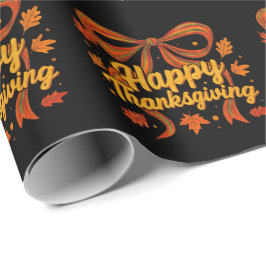 Frohes Thanksgiving-Geschenk Geschenkpapier
