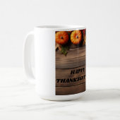 FROHES THANKSGIVING KAFFEETASSE (Vorderseite Links)