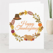 FROHES THANKSGIVING KARTE (Vorderseite)