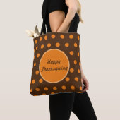 Frohes Thanksgiving Tote Bag (Brown & Orange) Tasche (Von Nahem)