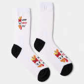 Frohes Truthahnfest Socken (Rechts)
