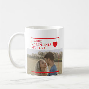 Frohes Valentins-Foto nach Maß Kaffeetasse