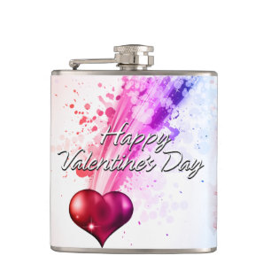 Frohes Valentinstag 6 Wrapped Flask Options Flachmann