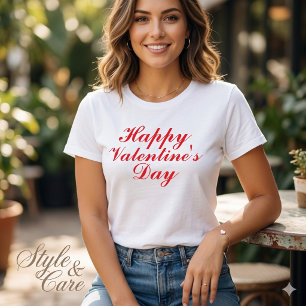 Frohes Valentinstag Damen T-Shirt Tri-Blend Shirt