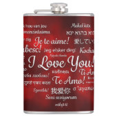 Frohes Valentinstag Flachmann (Vorderseite)