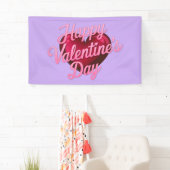 Frohes Valentinstag Lavendel Banner (Insitu)