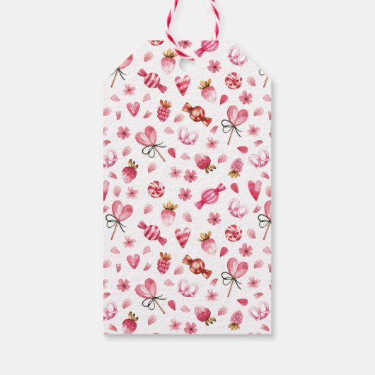 Frohes Valentinstag Lehrer Geschenktasten Geschenkanhänger (Rückseite)