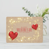Frohes Valentinstag Liebe Sie immer Feiertagskarte (Stehend Vorderseite)