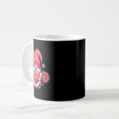 Frohes Valentinstag mit Leopardensonnenblume Kaffeetasse (Vorderseite Links)