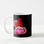 Frohes Valentinstag mit Leopardensonnenblume Kaffeetasse (Links)