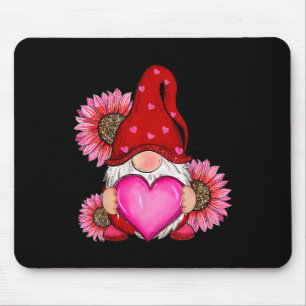 Frohes Valentinstag mit Leopardensonnenblume Mousepad