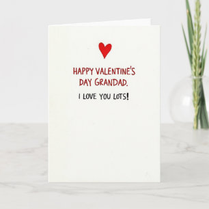 Frohes Valentinstag Opa Karte