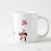Frohes Valentinstag Süßer Teddybär Tasse (Rechts)