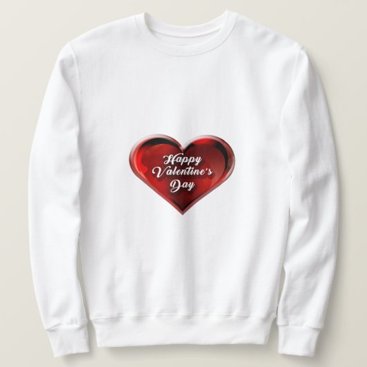 Frohes Valentinstag Sweatshirt (Design vorne)