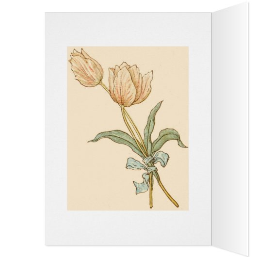 Frohes Valentinstag Tulips (Innen (Links))