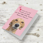 Frohes Valentinstag vom Hund Lover Karte