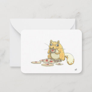 Frohes Valentinstag von Frankillie: Raccoon Mitteilungskarte