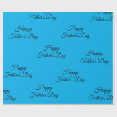 Frohes Vatertag Papier Geschenkpapier (Flach)