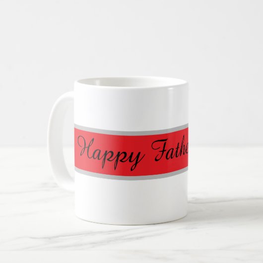 Frohes Vatertags-Mug Kaffeetasse (Vorderseite Links)