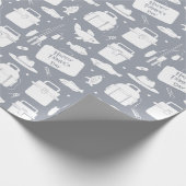 Frohes Vatertagspapier Geschenkpapier (Ecke)