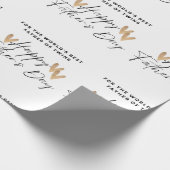 Frohes Vatertagspapier Geschenkpapier (Ecke)