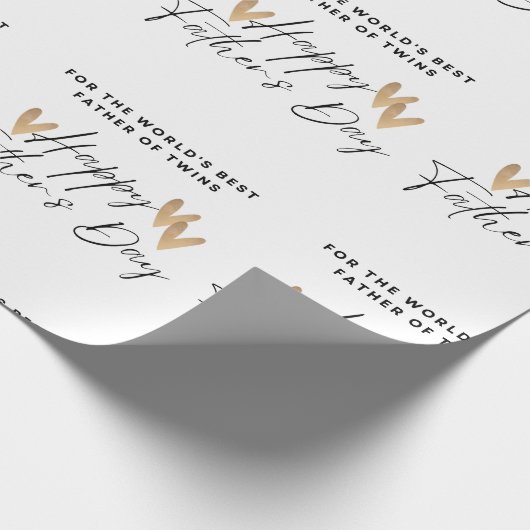 Frohes Vatertagspapier Geschenkpapier (Ecke)