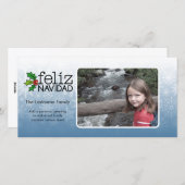 Frohes Weihnachten - 1 Foto (Vorne/Hinten)