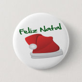 Frohes Weihnachten Button (Vorderseite)