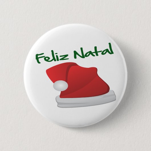 Frohes Weihnachten Button (Vorderseite)